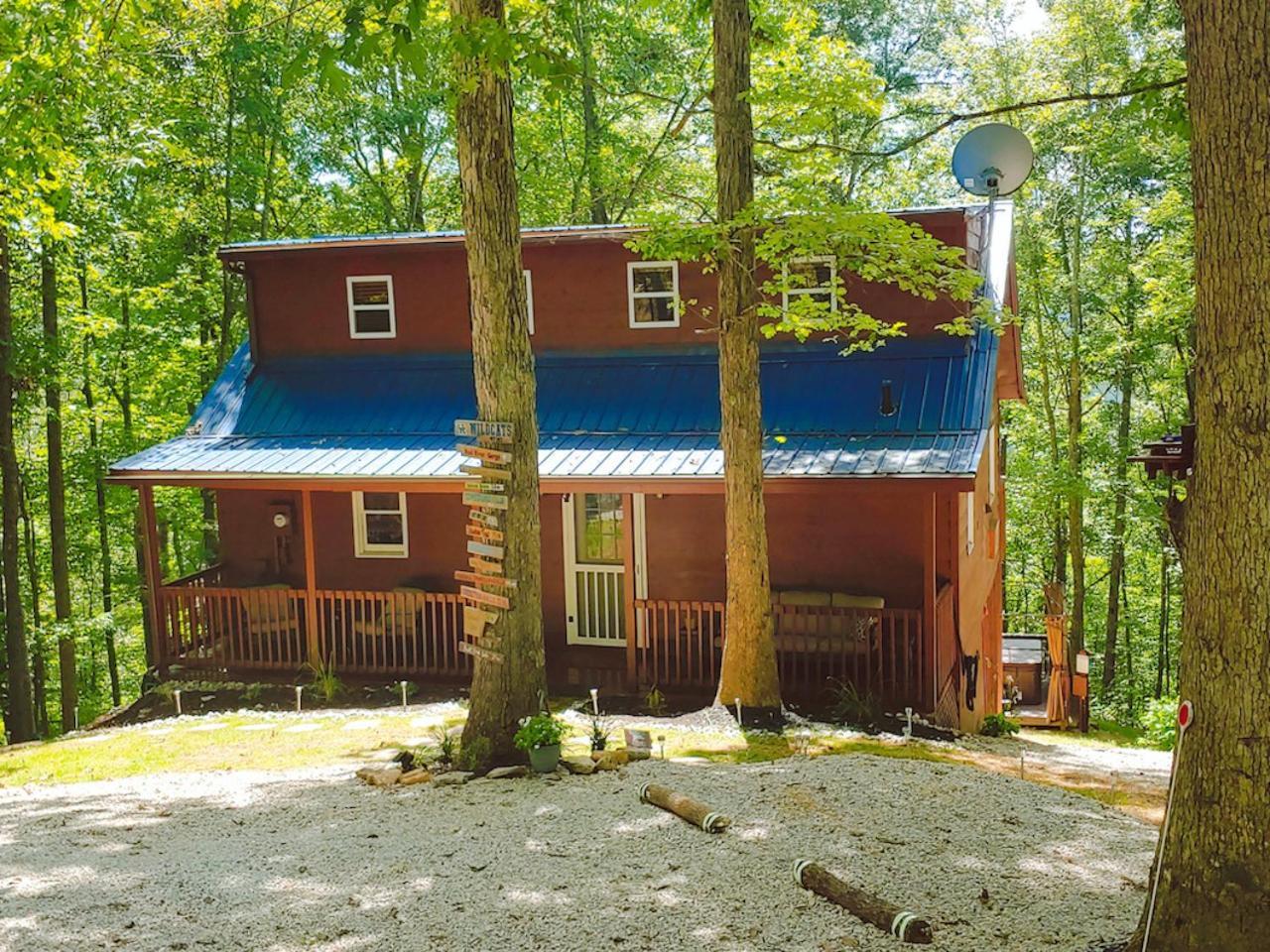 Trailseeker Cabin W King Bed Hot Tub At Red River Gorge Natural Bridge Stanton Exterior photo